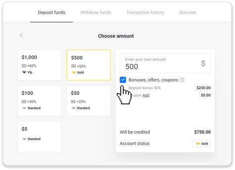 Promotions and bonuses – Binomo help center.